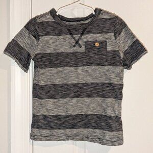 *3 FOR $9* Old Navy Striped Short Sleeve Button Chest Pocket T-shirt Top Tee 4